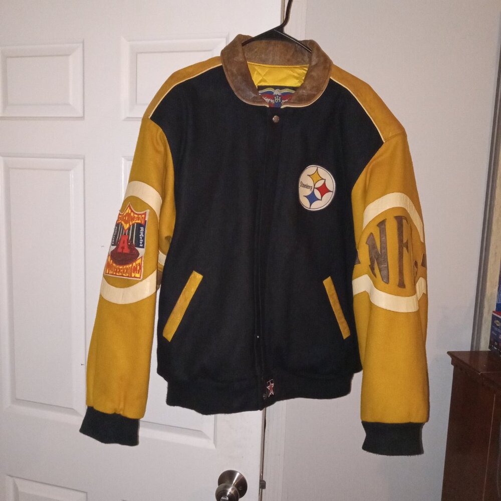 Vintage Pittsburgh Steelers  Jeff Hamilton Jacket Made in the USA